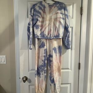 Tie dye sweat set